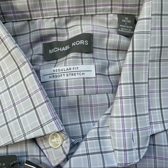 MICHAEL MICHAEL KORS Check Print Regular Fit Shirt - Picture 6 of 10